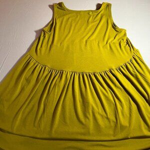Zenana Tunic Tank Top Size L Mustard Yellow